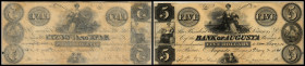 Republik 1854 - heute
USA, Georgia. 5 Dollar, 1861. Serie D.
GA30G66
Klebereste im Rv.
I - I-