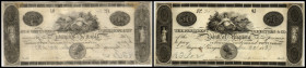 Colonial Currency
USA, Georgia. 50 Dollar, 1837. Serie B.
Klebereste im Rv.
I-