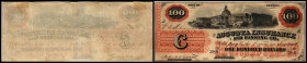 Republik 1854 - heute
USA, Georgia. 100 Dollar, 1860. Serie A.
Klebereste im Rv.
III