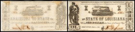 Republik 1854 - heute
USA, Louisiana. 1 Dollar, 1864. Serie S.
Klebereste im Rv.
I