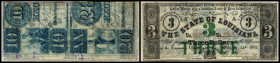 Republik 1854 - heute
USA, Louisiana. 3 Dollar, 1862. Serie A.
Klebereste im Rv.
III