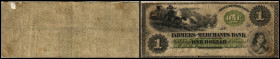 Republik 1854 - heute
USA, Maryland. 1 Dollar, 1862. Serie B.
Klebereste im Rv.
VI