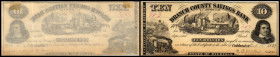 Colonial Currency
USA, Michigan. 10 Dollar, 1839. Serie -.
Klebereste im Rv.
I