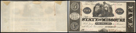Republik 1854 - heute
USA, Missouri. 5 Dollar, 1862. Serie -.
Klebereste im Rv.
I