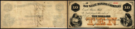 Republik 1854 - heute
USA, New York. 10 Dollar, 1860. Serie -.
Klebereste im Rv.
III - IV