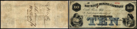 Republik 1854 - heute
USA, New York. 10 Dollar, 1861. Serie -.
Klebereste im Rv.
IV