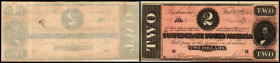 Republik 1854 - heute
USA, Richmond. 2 Dollar, 1864. Serie B.
Klebereste im Rv.
I