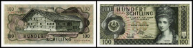 Lot
2. Republik seit 1945. 3 Stück, 100 Schilling 1969 / 1984, 1x Eugen Böhm, 2x Angelika Kaufmann. I - III