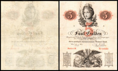 5 Gulden 1.5.1859, Serie sK, Richter-132, K&K-95a. IIl+