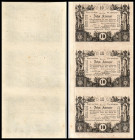 10 Kreuzer 1.11.1860, 3er Streifen, Serie E, Richter-135, K&K-98a. I