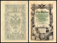 K.K. Staats-Central-Cassa. 1 Gulden 7.7.1866, Serie Hy, Richter-138, K&K-101a. II