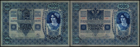 1000 Kronen 2.1.1902, Richter-152a, K&K-115a. I