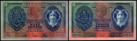 20 Kronen 2.1.1907, Richter-154, K&K-117a. I