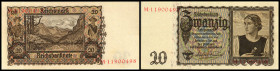 Lot 3 Stück, 20 RM, 16.6.1939, Richter-248, K&K-201a. I-/II