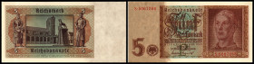 Lot 5 Stück, 5 RM, 1943, KN 7st., Richter-249a, K&K- 202a. I