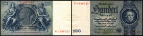 100 RM 1935, Ser. B/V, zu Richter-246a, K&K-197b, Gr-183c. I