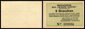 Wiener Kurier 5 Groschen o.D.-15.1.1948, Richter- Regionalausgaben R70. I