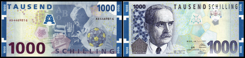 1000 Schilling 1997, Serie AD, Richter-307, K&K-262a. I