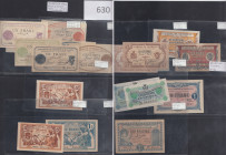Algerien, Notgeld. Sammlung von 57 verschiedenen 1914-1923, (Kat. M.Kolsky) besichtigen!. I/III-