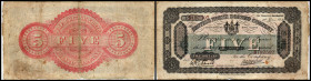 5 $ 1.12.1922, Ser.B, P-4b. IV+