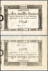 10.000 Francs 7.1.1795, Ser.363/Nr.256, P-A182. III