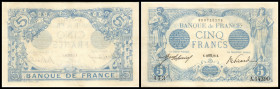 Bank de Francs. 5 Francs 13.10.1916, P-70. II+