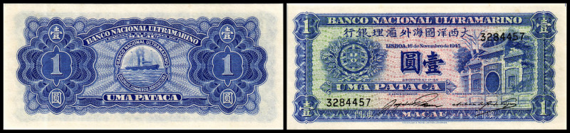 Banco Nacional Ultramarino
Macao, Portugiesische Verwaltung. 1 Pataca 16.11.1945...