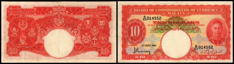 10 $ 1.7.1941, Serie B/54, P-13. II-