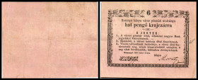 Rozsnyó (Rosenau Bergstättische Kasse). Serie 4 Stück, 1(I) 3(II) 6(lll+) 10(III-) pengö krajcz., 16.7.1849. I/Ill-