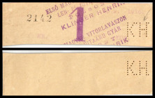 Klinger Henrik - Leinenfabrik
Pozsony – (Preßburg) Ungarn. 1 Krone 1916. l