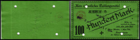Han.Münden. Lot 5 Stück, 50,100Mk(I) 1915; 2,50(III),100Mk(II) 1916, T-06,07; 11.6,15,16. I/III