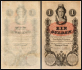 1 Gulden 1858, Richter 128, K&K 91a. III