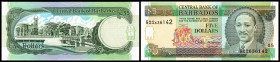 Lot 2 Stück: 5 Dollars o.D.(1996/Sign. Springer) P-47. I