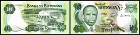 10 Pula o.D.(1999, Sign.7a, Dfa. Oberthur) P-20a. I