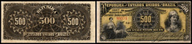500 Reis, Est.3A, Ser.34A(1893) P-1b. III