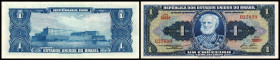Lot 17 Stück: 1 Cruz. o.D.(1958/Sign.6) Est.1A, Dfa.ABNC, P-150d. I