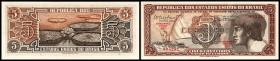 Lot 2 Stück: 5 Cruz. o.D.(1962/Sign.10) Est.3, P-166b. I