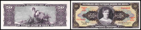 Lot 19 Stück: 5 Cent./50 Cruz. o.D.(1966 "MINSTRO") P-184a. I