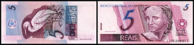 Lot 3 Stück: 5 Reais o.D.(2003- , Wz.Flagge, Sign.42, Ser.C-C) P-244A(i). I