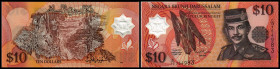 10 Ringgit/$ 1998, Polymer, P-24b. I