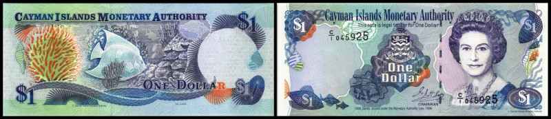 Monetary Authority. Lot 2 Stück: 1 Dollar Serie 1998, L.1996, C1, P-21a. I