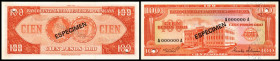 100 Pesos 1975 ESPECIMEN bds., P-113s. I