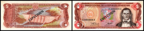 5 Pesos 1978 ESPECIMEN bds., P-118s1. I