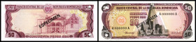 50 Pesos 1980 ESPECIMEN bds., P-121s1. I