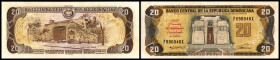 20 Pesos 1992, Jub.Kolumbus, P-139a, l. fleckig. I/II