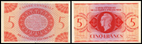5 Francs L.1944, ohne KN, P-15c. II-