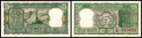 5 Rupien o.D.(1969/70, Sign.77) P-68b (Ghandi). I