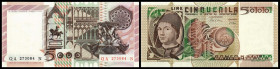 5000 Lire Dec. 3.11.1982, Sign. Ciampi-Stevani, Grap. 538, P-105b. I