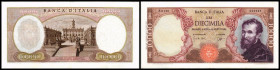 Banca d’Italia. 10.000 Lire Dec. 14.1.1964, Sign. Carli-Ripa, Grap. 573, P-97a. I