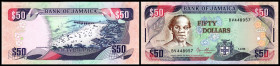 Lot 3 Stück: 50 Dollars 1.2.1995/Sign.12, P-73c. I